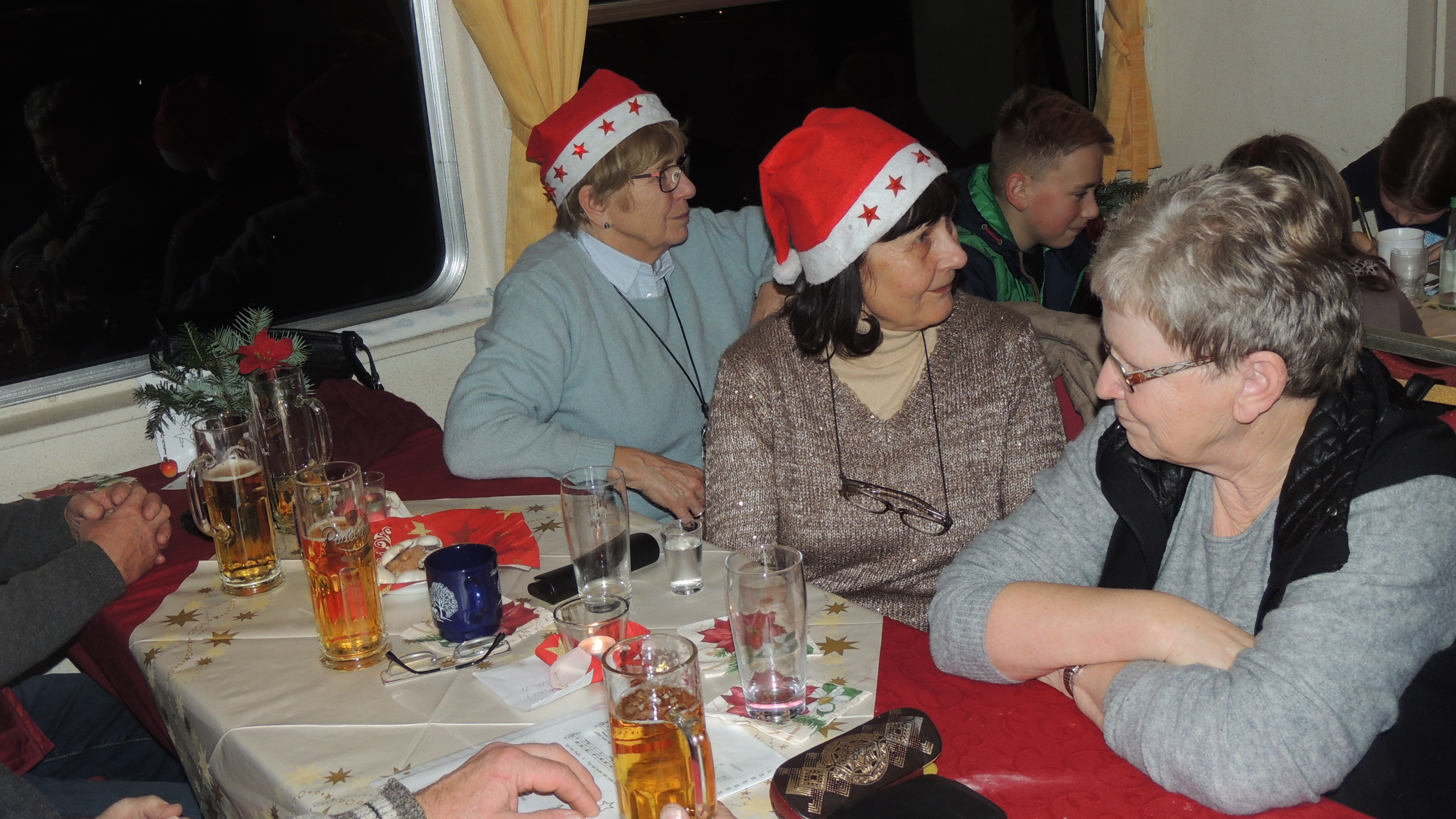 Weihnachtsfeier auf der MS Sächsische Schweiz